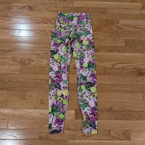 lululemon Floral Leggings Size 2 New Without Tags